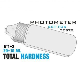 Рідина набір PL Total Hardness (Загал. жорсткість 0 - 500 мг/л) №1(20мл)&№2 (10 мл) PoolLab/Primelab