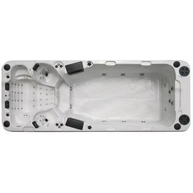 Плавательный SPA бассейн Passion Spas Aquatic 5 (580x228x155 см), Серебристо-белый