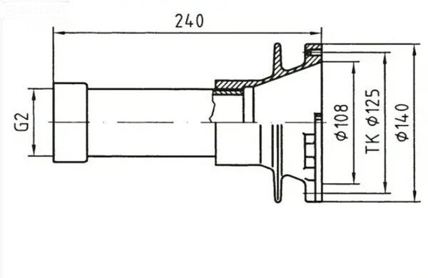 Компект монтажних ніш для Standard 6 форсунок