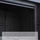 Камін Kratki FLOKI BOX лівий 8 kW &Oslash; 160 в обудові модульній INDIAN BLACK