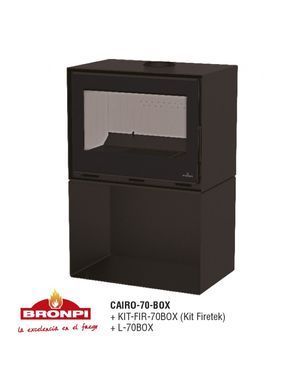 Сталева піч Bronpi CAIRO 70 BOX + L 70 BOX