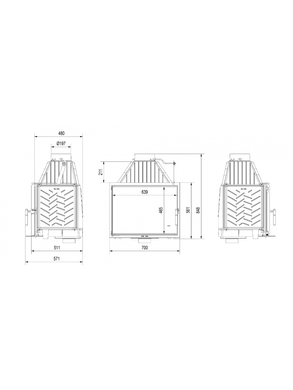 Камінна топка Kratki ZOSIA ECO 12
