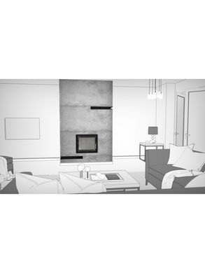 Вентиляційна решітка Defro Home DH LUFT кутова права 500x940x90 (80)