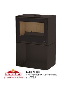 Сталева піч Bronpi CAIRO 70 BOX + L 70 BOX