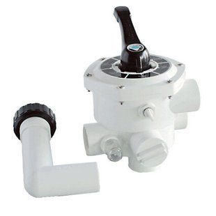 Кран шестиходовий Emaux MPV03 (1,5") бічний (88280811W) білий
