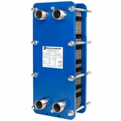 Теплообменник пластинчатый Techno System (242 кВт, 316L)