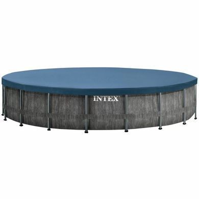 Каркасный бассейн Intex 26744 GREYWOOD (549х122 см) с картриджным фильтром, лестницей и тентом