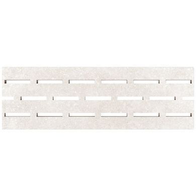 Переливні грати Aquaviva Granito Light Gray, 595x195x20 мм