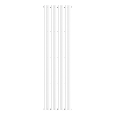 Вертикальный радиатор Ellipse 480х1800-8, anticor, белый