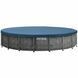 Каркасный бассейн Intex 26744 GREYWOOD (549х122 см) с картриджным фильтром, лестницей и тентом