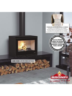 Сталева піч Bronpi CAIRO 70 BOX