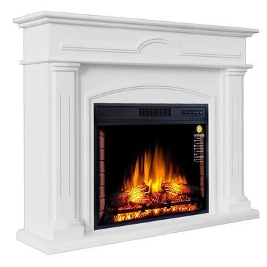 Каминокомплект ArtiFlame DECEMBER AF28S БЕЛЫЙ БЬЯНКО (СО ЗВУКОМ)
