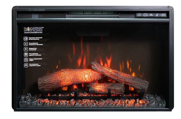 Електричний камін Bonfire Coral 26L (Новинка: інфрачервоне нагрівання)