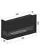 Біокамін Simple Fire CORNER 900 L Зі склом