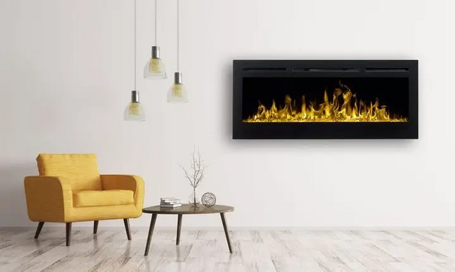Електричний настінний камін A &mdash; Flame Majestic 60 чорний