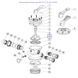 Клапан поворотний Emaux крана MPV-03 1.5" Valve Rotor 1021001