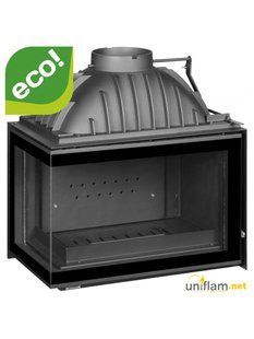 Каминная топка UNIFLAM 700 PLUS ECO с шибером левое стекло