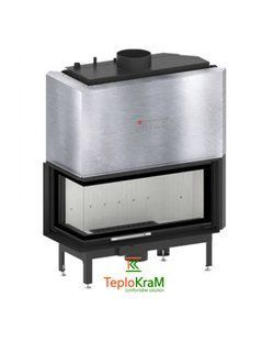Каминная топка с водяным контуром HITZE ALAQS90x41.LG-D 21 кВт, левая с гильотиной