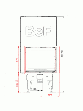 Камінна топка BeF ROYAL V 7 CP
