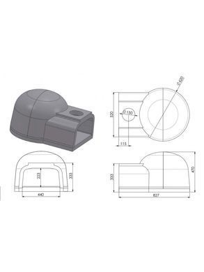 Піч на дровах SILATERM HOME PROFI1
