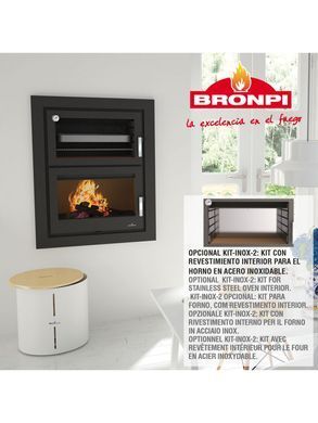 Печь Bronpi MURANO E (с духовкой)