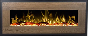 Настенный электрический камин A &mdash; Flame Mohave Wood
