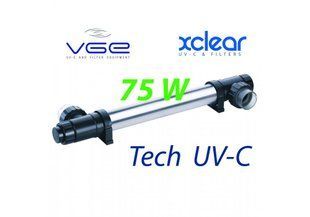 УФ стерилизатор - Комплект лампы UV-C XClear Budget Tech 75 Watt