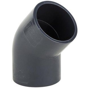 Колено ПВХ Era USE01225 45&deg;, d225 мм