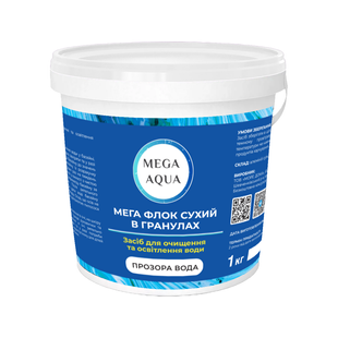 Мега Аква Флок Сухой в гранулах 1 кг