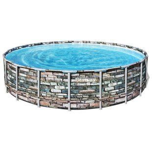 Каркасний&nbsp;басейн&nbsp;Bestway Loft&nbsp;56883&nbsp;(610х132 см) з картриджним фільтром, сходами та тентом