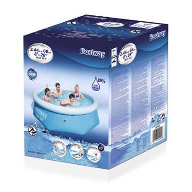 Надувной круглый бассейн Bestway 57265 (244x66 см)