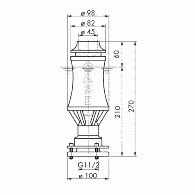Форсунка Geyser 40 T - 50992