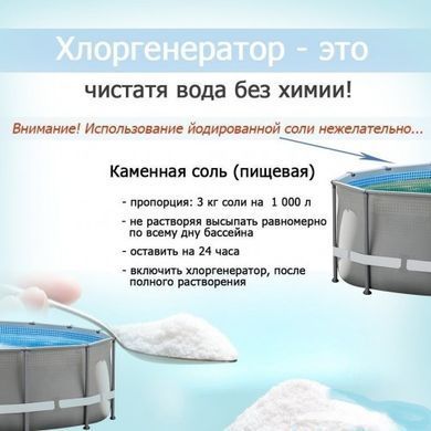 Озонатор хлоргенератор Intex 26666, хлор 11 г/год, озон 150 мг/год, Krystal Clear Salwater System | Krystal Clear&trade; Intex