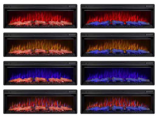 Електрокамін artiflame af50 multicolor з обігрівом та звуком горіння вогню
