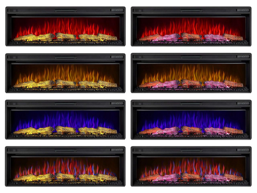 Електрокамін artiflame af50 multicolor з обігрівом та звуком горіння вогню