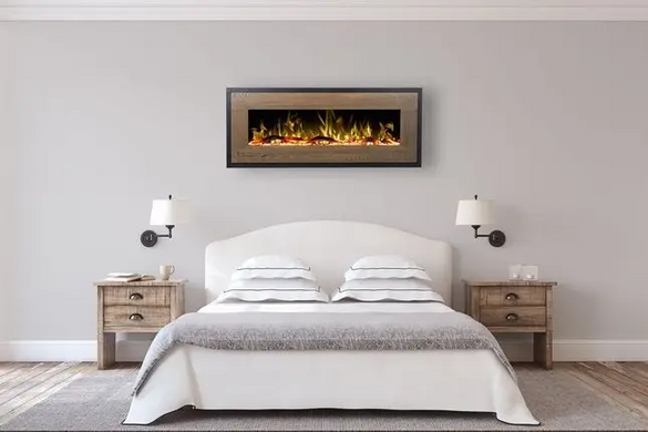 Настінний електричний камін A &mdash; Flame Mohave Wood