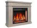 Камінокомплект ArtiFlame Delmona AF28S слонова кістка з обігрівом і звуком горіння вогню