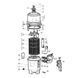 Кран Hayward Vari-Flo SP0710XR50E 6-ти позиційний для фільтрів серії Pro-Grid (1 1/2")