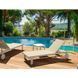 Шезлонг Aquajoy Casablanca, белый с серо-коричневым