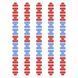 Разделитель дорожки Hayward Big Red/Blue, AISI 316, 50 м