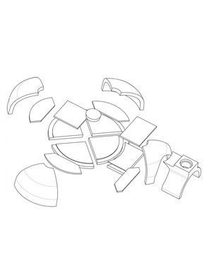 Печь на дровах SILATERM MEDIUM PROFI1+