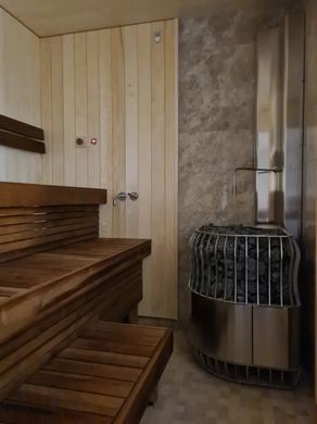 Электрокаменка для сауны SAUNUM Professional 18 kW угловая | сталь