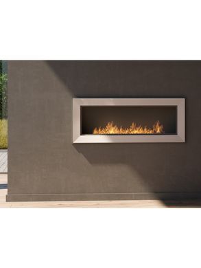 Біокамін Simple Fire FRAME 1200 Inox зі склом