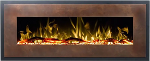 Настенный электрический камин A &mdash; Flame Mohave бронзовый.