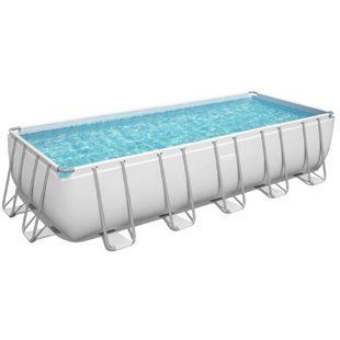 Каркасний басейн Bestway 5611Z (640х274х132 см) з картриджним фільтром, сходами та тентом