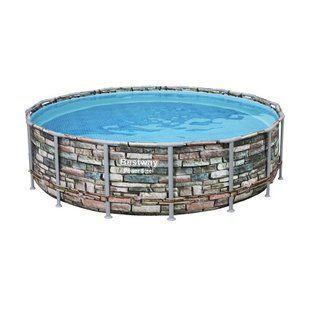 Каркасний&nbsp;басейн&nbsp;Bestway Loft&nbsp;56886&nbsp;(549х132 см) з картриджним фільтром, сходами та тентом
