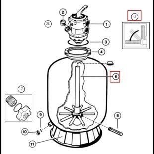 Дюзовая коробка Hayward SX360DA (для S0360TE / S0360TXE)