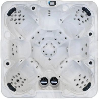 Гідромасажний басейн Aquajoy Maldives (230х230х95 см), Сріблясто-білий мармур