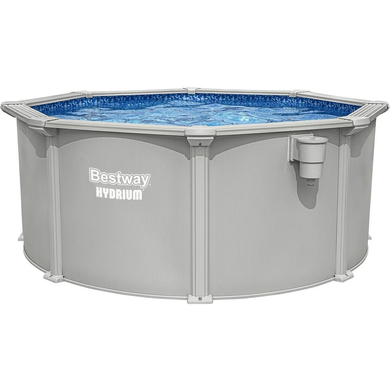 Сборный бассейн Bestway Hydrium 56566 (300x120 см) с песочным фильтром, лестницей и тентом