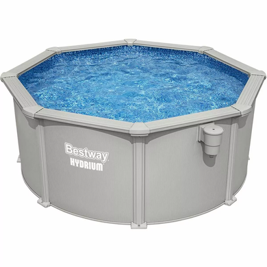 Сборный бассейн Bestway Hydrium 56566 (300x120 см) с песочным фильтром, лестницей и тентом